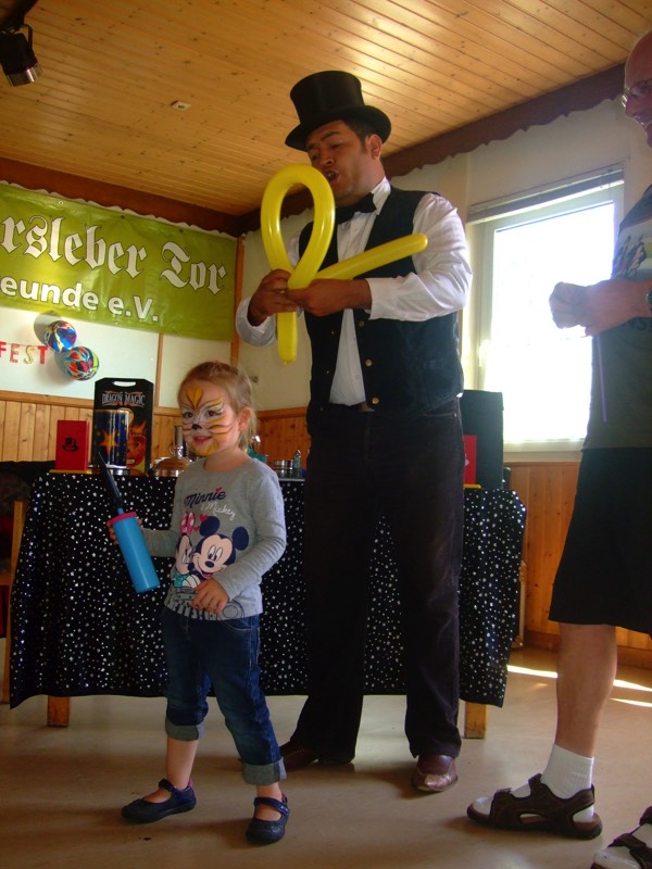Luftballonspa&szlig; mit Zauberer Nabil